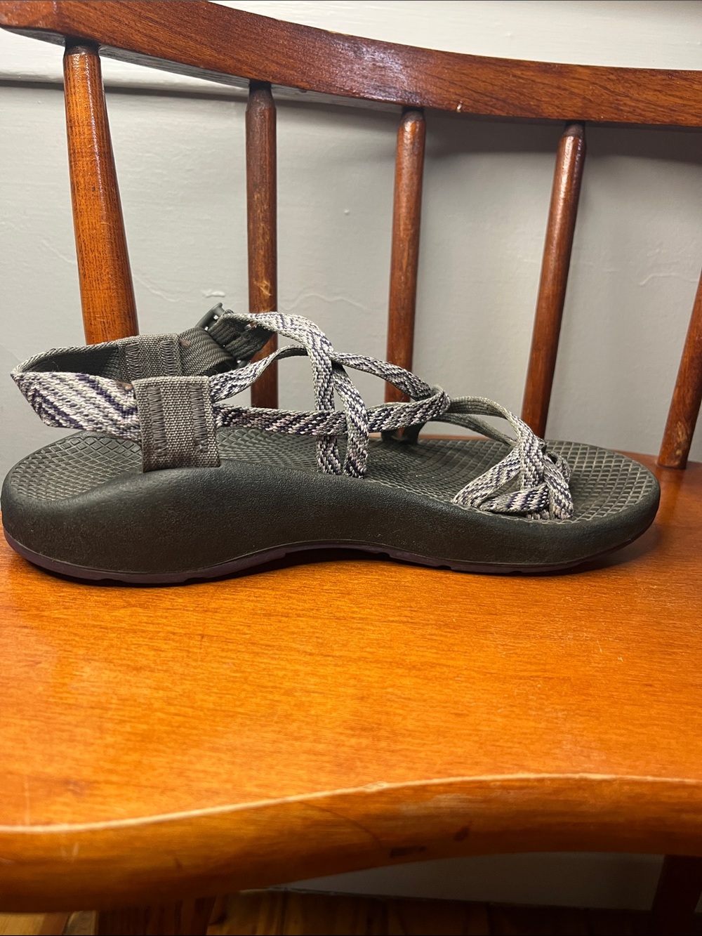 Chaco ZX/2 Yampa Sandals size 7 Purple Gray Geometric Strappy Outdoor Hiking - Picture 4 of 9